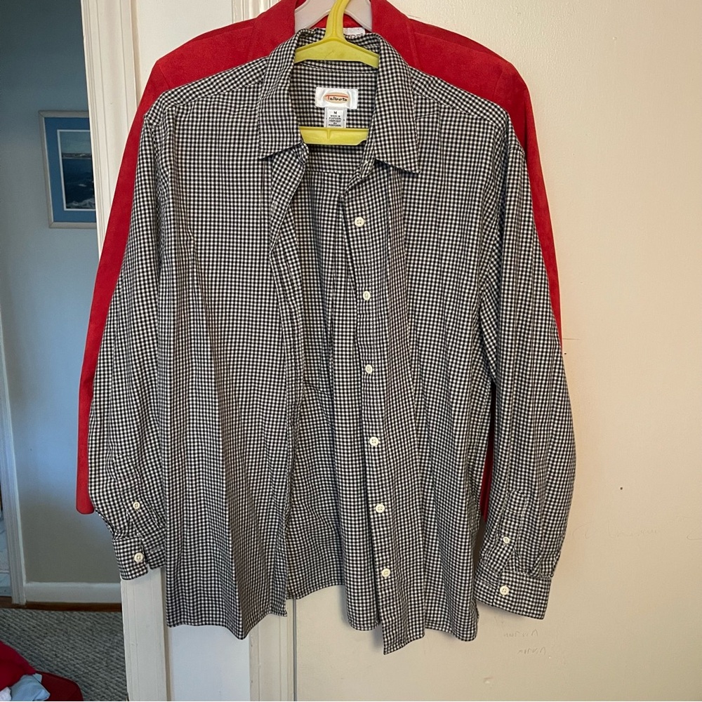 Arrow Black and White Checkered Button Down Shirt